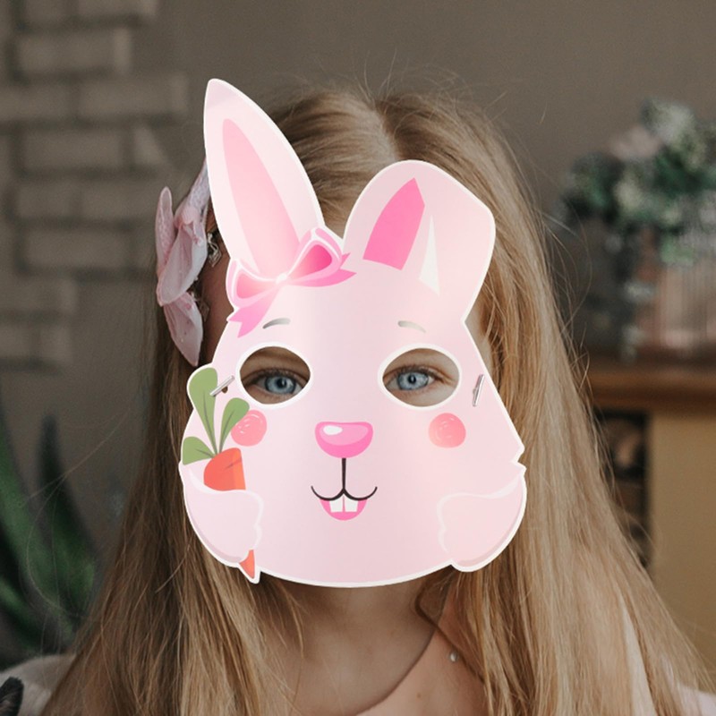 EXCEART Mask, Animals, 9 Pieces, Costume, Cosplay, Cute, Easy to