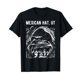 Mexican Hat Utah Campfire Scenic Design T-Shirt