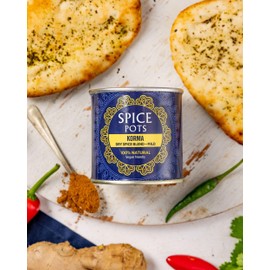 Spice Pots - Korma Curry Powder Multipack Pots - 100% Natural Ingredients - Gluten Free & Vegan Curry Powder - Dry Spice Blend (Mild Heat) - 6 x 40g Pot (8 Servings Each)
