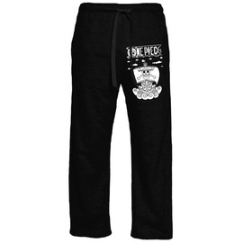 Ripple Junction One Piece Adult Merry and Logo Light Weight 60% Cotton, 40% Polyester Lounge Pant XL Black