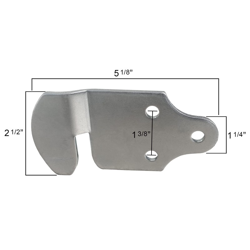 8 Sets Utility Trailer Wood Panel Side Straight Bracket, for