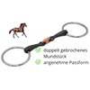 Amesbichler Reitsport Sweet Iron Snaffle Bit Copper Mouthpiece Snaffel Bit