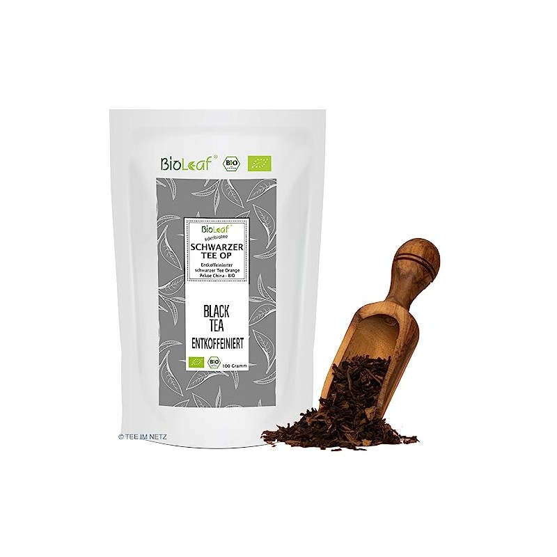 BioLeaf® Black Tea China OP Decaffeinated Organic (100 g)