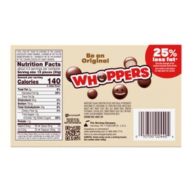 Whoppers Malted Milk Balls Milk Chocolate Pieces, 5 oz., 12/Box (HEC02440)