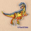 12Pc Fashion Jurassic Park Embroidered Dinosaur Patch for Clothing Applique