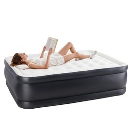 YSSOA 16" Bed Height Queen Camping Air Mattress with Built-in Electric High-Speed Pump