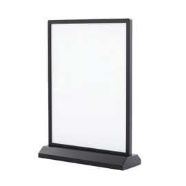 A4 Size Tabletop LED Sign Holder, Light Up Menu Board Stand, Backlit Poster Advertising Display Light Box for Restaurant, Bar, Hotel, Stores