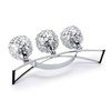 OwnMy 3 Arms Crystal Candle Holders Bowls Tealight Candelabra -