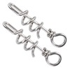 5 Pcs Bird Parrots Foot Ring Buckle Stainless Steel Foot