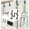 SMCEHEYA Over Door Hooks 5Pcs, Over Door Hanger for Leaf