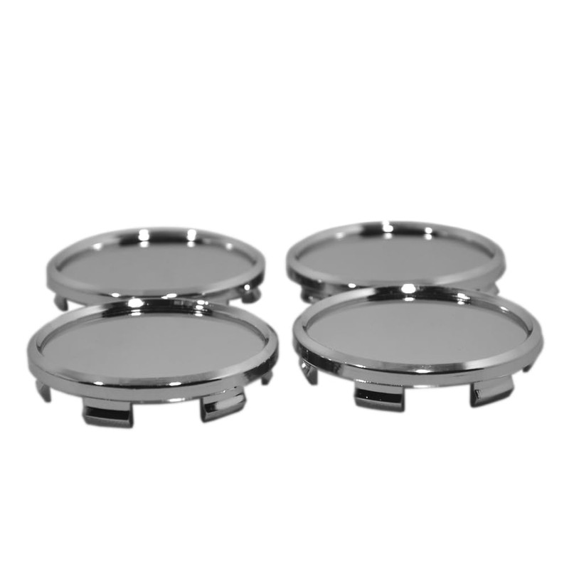 68/63 mm Wheel Centre Cap Hub Cap Universal Chrome Grey