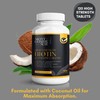 Biotin Hair Growth Supplement High-Strength Biotin 10,000mcg Supplements with Coconut