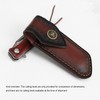 MUZZIOU Shop Knife Sheaths, 5.1" Pocket Knife Sheath for Belt,