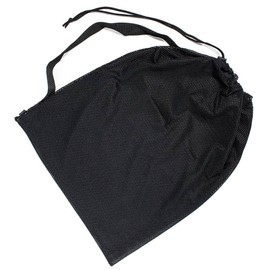 Bolsa de malla de poliéster con cordón – bolsa reutilizable lavable – lavandería gimnasio, Viajar, Negro, 60.9 cm x 91.4 cm