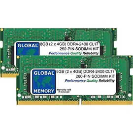 8GB (2 x 4GB) DDR4 2400MHz PC4-19200 260-PIN SODIMM MEMORY RAM KIT COMPATIBLE WITH INTEL 27" RETINA 5K IMAC (2017)