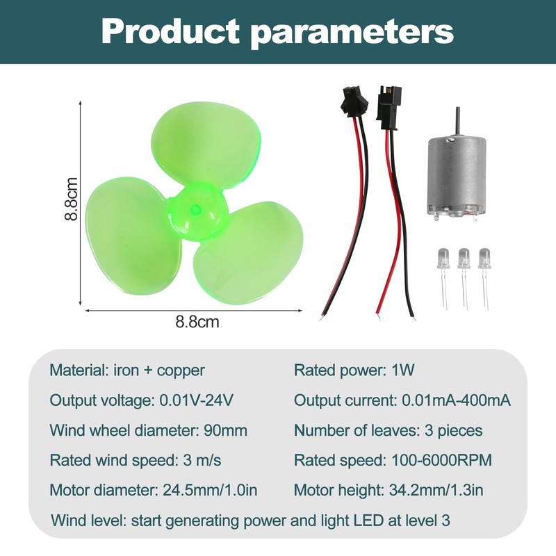 Jadeshay Wind Turbines, Wind Generator, 90 mm Wind Power Generator,