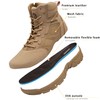 derlychug Men's Tactical Military 6 Inches Combat Side Zip Boot