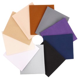 Craftido -21 Opciones- 100% Algodón Acolchado Tela Bundles 10pcs Fat Quarters 18”x21”(46x53cm) -Peso Medio 5.2oz- para Acolchar, Proyecto de Costura, Patchwork, DIY Manualidades - Neutral Colours