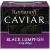 Romanoff WILD CAUGHT ROMANOFF BLACK LUMPFISH CAVIAR 2 oz SEAFOOD