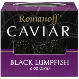 Romanoff WILD CAUGHT ROMANOFF BLACK LUMPFISH CAVIAR 2 oz SEAFOOD SPREAD DECEMBER 2025