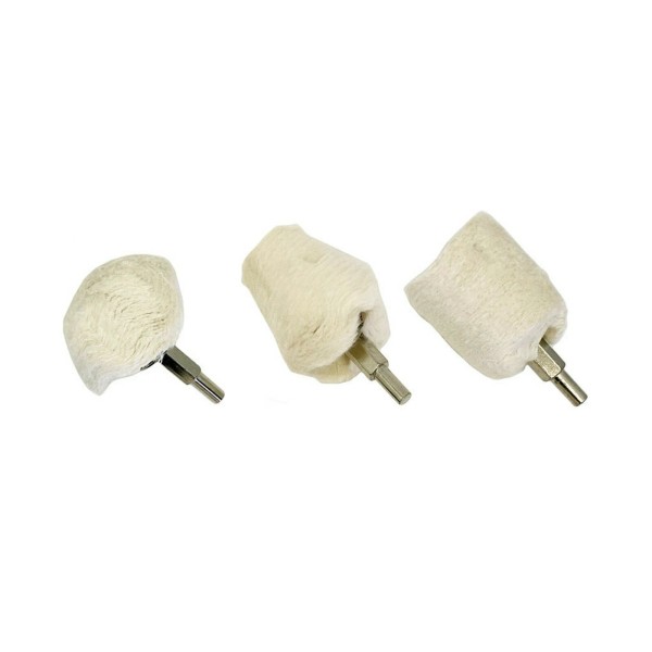 Unbranded 3pc Mushroom Cylinder Buff Polish Set Drill Buffer Wheel