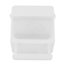 6pcs Alimentadores de loros Sin lío Colgando Comederos para pájaros Contenedores de agua para alimentos de semillas para aves pequeñas Lovebirds Cockatiels Canarios Conure de sol PinzónAnimales