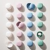 LaaSong Soap Holder Travel Case Portable Round Soap Dish with