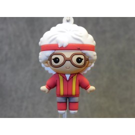 Golden Girls NEW * Aerobics Sophia Clip * Series 5 Blind Bag Monogram Key Chain