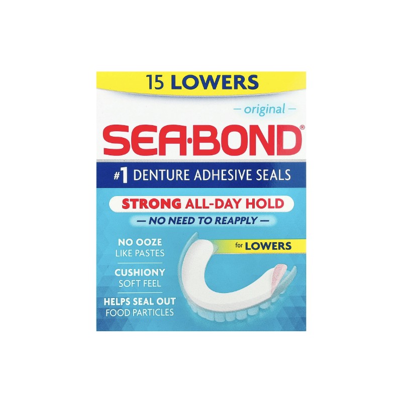 Denture Adhesive Seals, Original, 15 Lowers