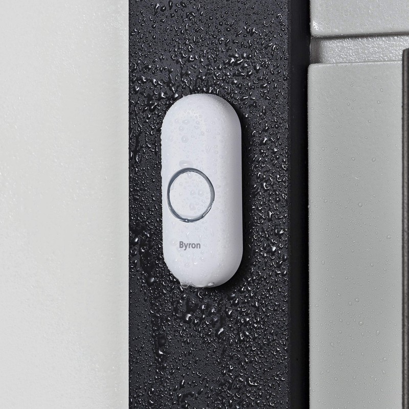 Byron DBY-23522UK Wireless Plug in Doorbell Set, 175 m Range,