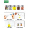 Ferenando Pack of 30 Wide Mouth Test Tube with Screw