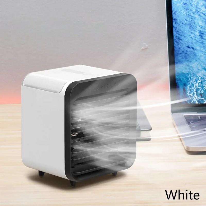 Portable Mist Cooling Fan for Desk – USB Rechargeable Mini