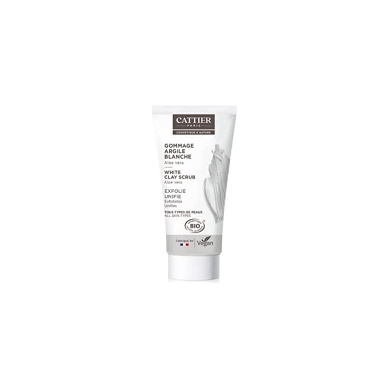 Cattier Mini Scrub - White Clay - For All Skin