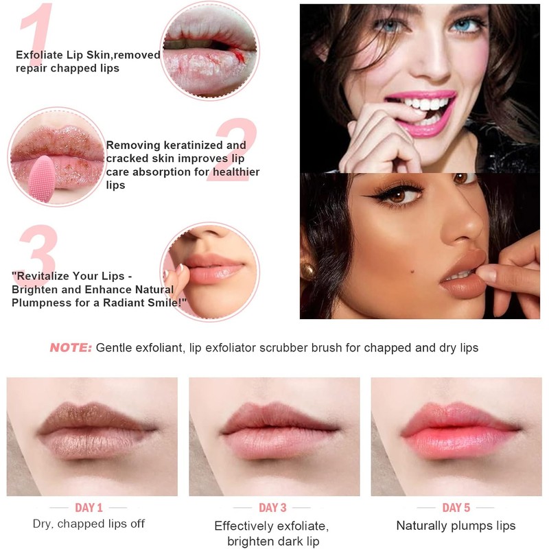 Herramienta de cepillo de labios, cepillo exfoliante de silicona de