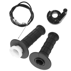 Anxingo 7/8" Twist Throttle Handle Kit with Handle Grip Cable Throttle Clamp, for Dirt Bike Quad ATV Pit 50cc 125cc 150cc 250cc 125cc 140cc 4-Stroke Mini Bike Pocket Bike