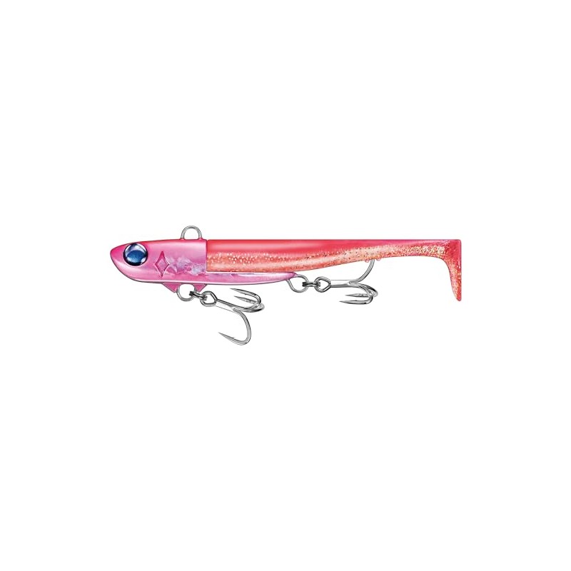 Jackson Yellowtail Worm Offshore, 1.4 oz (40 g) PFI Pink