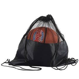 SHULLIN Ball Bag, Soccer Pouch Bag, Basketball Bag, Mesh Ball Bag, Basketball, Soccer, Volleyball, Drawstring Type, Multifunctional, Durable, Oxford, Portable, Lightweight, Solid, Simple, Net Bag