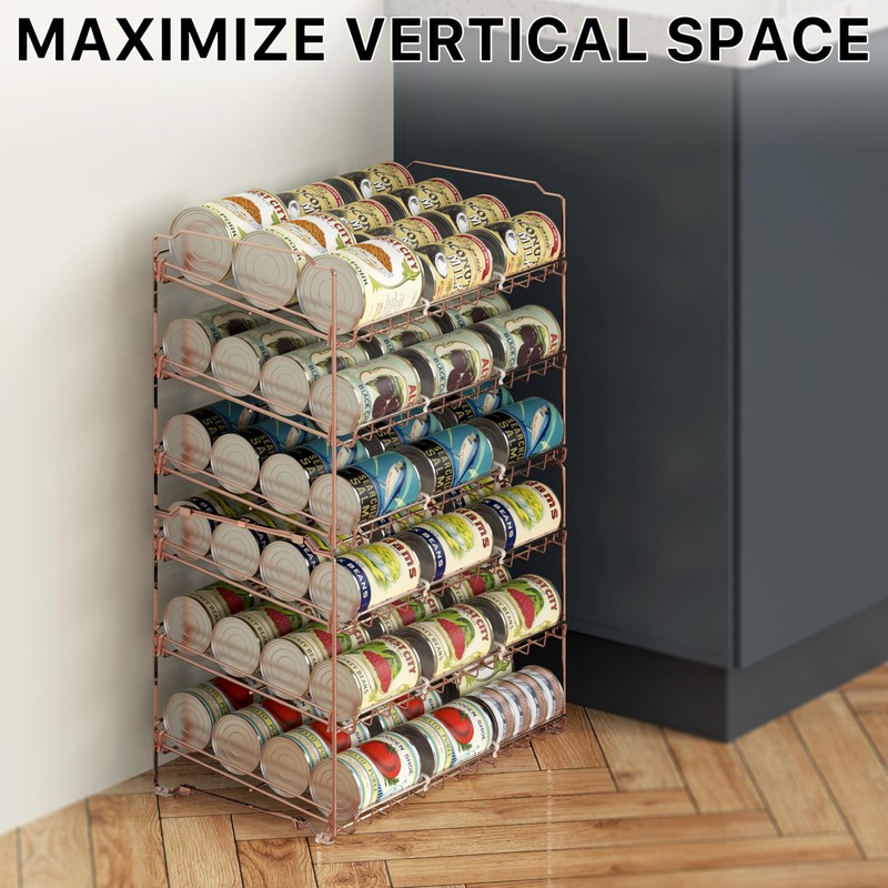 Simple Houseware Stackable Can Organizer Rack for Pantry/Cabinet – 11.5"