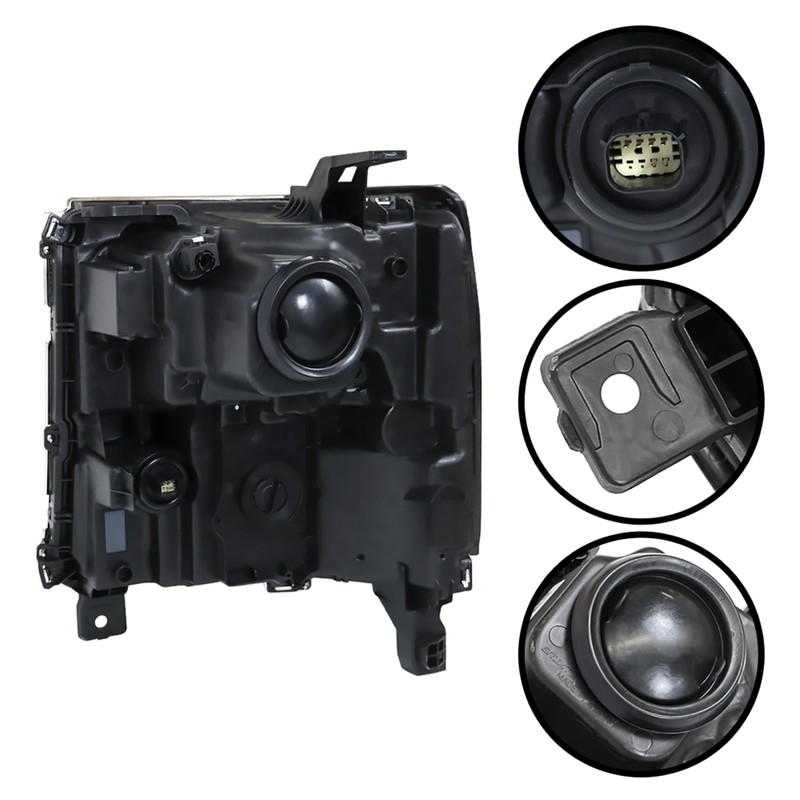 labwork Headlight Assembly, Compatible Replacement for 2016-2019 Chevy Silverado 1500