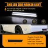 OFFKAT Front & Rear Fender LED Side Marker Lights for