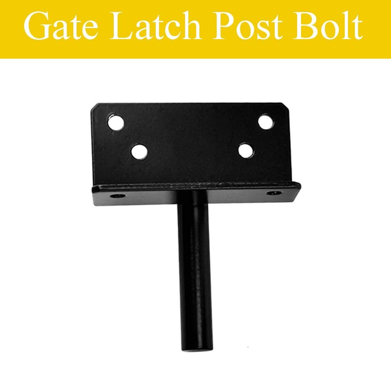 NIDAYE Self-Locking Gate Latch - Post Mount Automatic Gravity Lever