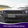 for Challenger Headlight Cover Trim Fit for Dodge Challenger 2015-2023