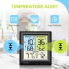 Wireless Freezer Thermometer with Alarm Refrigerator Thermometer, Fridge Freezer Alarm