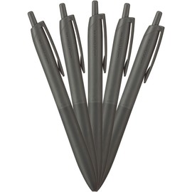 Mitsubishi Pencil HSXNSL055P.24 Permanent Ballpoint Pen Jet Stream Light Touch Ink 5 Pack 0.5 Off Black