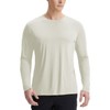 BALEAF Men's Long Sleeve Running Hiking Tops UPF 50+ Quick-Dry