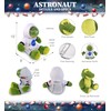 DolliBu Sitting Green Alligator Astronaut Plush Toy - Astronaut Stuffed