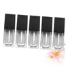 FOMIYES 5 Pack Flat Square Lip Gloss Tube 8-10ml Empty