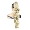 onemily Long Wavy Curly Styled Clip In Claw Ponytail Hair
