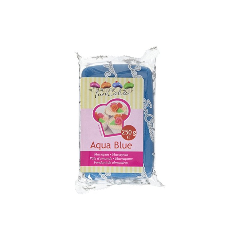 FunCakes Almond-containing sugar mass aqua blue, pack of 1 (1