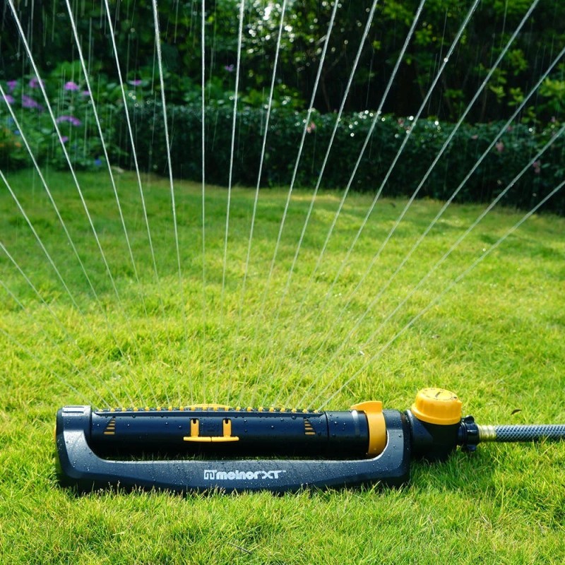 Melnor 4500 Sq Ft Plastic Turbo Oscillating Lawn Sprinkler Adjustable